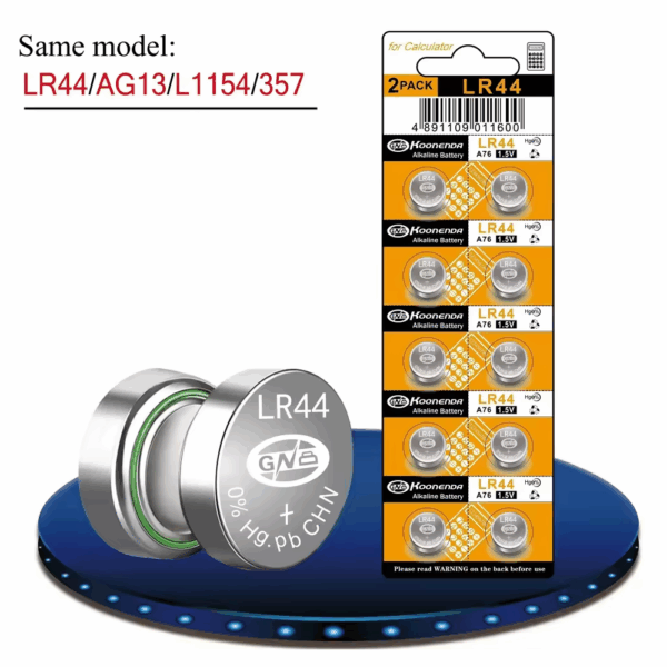 10x Pilas botón AG13 LR44 1.5V Koonenda - Imagen 8