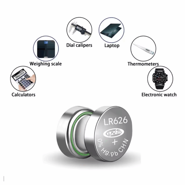 10x Pilas botón AG4 LR626 SR626 1.55V Koonenda - Imagen 6