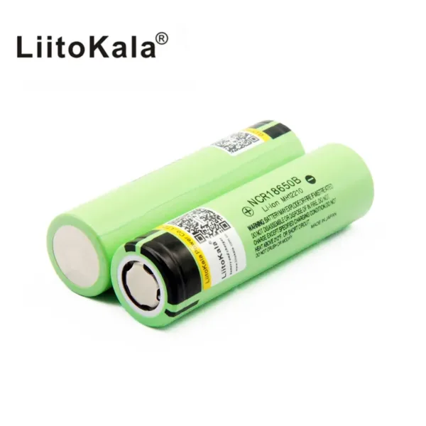 NCR18650B 18650 3400mAh Batería de litio 3.7V Cabeza Plana - Imagen 3