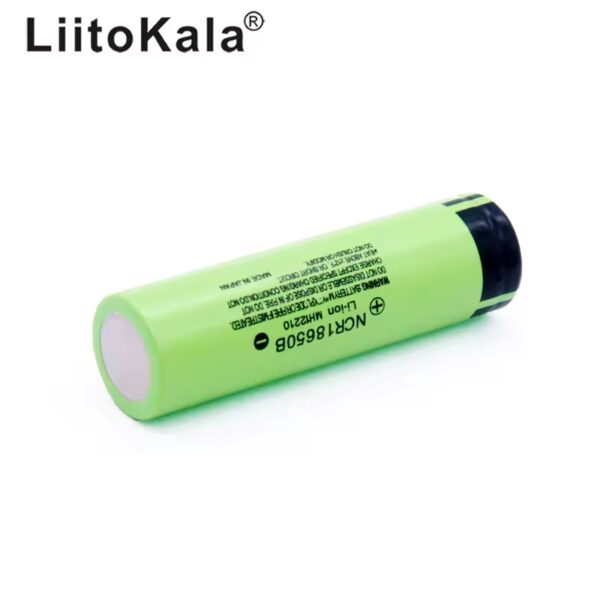 NCR18650B 18650 3400mAh Batería de litio 3.7V Cabeza Plana - Imagen 2